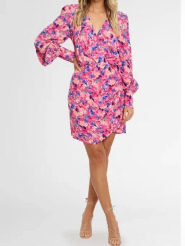 Rebecca Vallance Little Havana Floral Mini Dress Size 12